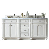 Carrara White - 3 Faucet Holes