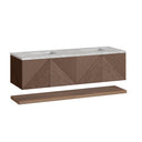 Chestnut / Victorian Silver - 3 Faucet Holes