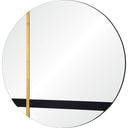 Renwil Gavin 30" Tall Round Wall Mirror
