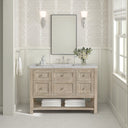 Whitewashed Oak / Eternal Jasmine Pearl - 3 Faucet Holes