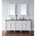 Bright White / Charcoal Soapstone - 3 Faucet Holes