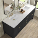 Carbon Oak / White Zeus - 3 Faucet Holes