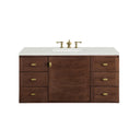 Mid-Century Walnut / Lime Delight - 3 Faucet Holes