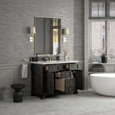 Black Onyx / White Zeus - 3 Faucet Holes