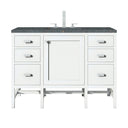 Glossy White / Parisien Bleu - 3 Faucet Holes
