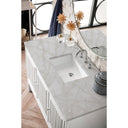 Glossy White / Victorian Silver - 3 Faucet Holes