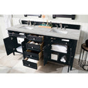 Black Onyx / Victorian Silver - 3 Faucet Holes