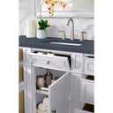 Bright White / Charcoal Soapstone - 3 Faucet Holes