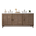 Whitewashed Walnut / Eternal Jasmine Pearl - 3 Faucet Holes