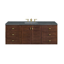 Mid-Century Walnut / Parisien Bleu - 3 Faucet Holes