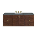 Mid-Century Walnut / Parisien Bleu - 3 Faucet Holes