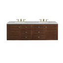 Mid-Century Walnut / Eternal Jasmine Pearl - 3 Faucet Holes