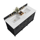 Black Onyx / White Zeus - 3 Faucet Holes