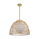 Renwil Palm 14" Length Ceiling Fixture - Brown