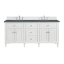 Bright White / Parisien Bleu - 3 Faucet Holes