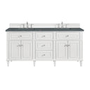 Bright White / Parisien Bleu - 3 Faucet Holes