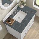 Bright White / Parisien Bleu - 3 Faucet Holes