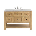 Light Natural Oak / Eternal Jasmine Pearl - 3 Faucet Holes