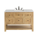 Light Natural Oak / Eternal Jasmine Pearl - 3 Faucet Holes