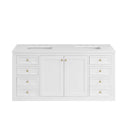 Glossy White / White Zeus - 3 Faucet Holes
