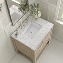 Whitewashed Oak / Eternal Jasmine Pearl - 3 Faucet Holes