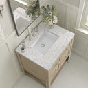 Whitewashed Oak / Eternal Jasmine Pearl - 3 Faucet Holes