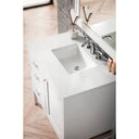 Glossy White / White Zeus - 3 Faucet Holes