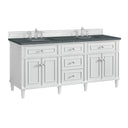 Bright White / Parisien Bleu - 3 Faucet Holes