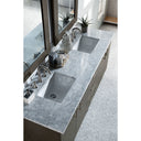 Silver Oak / Carrara White - 3 Faucet Holes