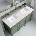 Smokey Celadon / White Zeus - 3 Faucet Holes