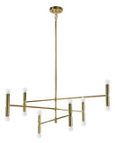 Renwil A xis 74.5" Length Ceiling Fixture - Gold
