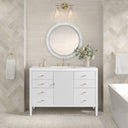 Bright White / White Zeus - 3 Faucet Holes
