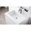 Glossy White / Matte Black / Glossy White - 1 Faucet Hole