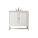 Glossy White / Eternal Jasmine Pearl - 3 Faucet Holes