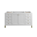 Glossy White / Victorian Silver - 3 Faucet Holes