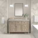 Whitewashed Oak / Victorian Silver - 3 Faucet Holes