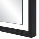 Renwil Marco 40" Tall Rectangle Wall Mirror - Black
