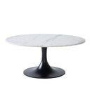 Renwil Lovisa Indoor Aluminum Table - Antique Brass