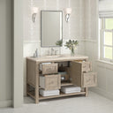 Whitewashed Oak / Eternal Marfil - 3 Faucet Holes