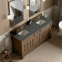 Pecan / Parisien Bleu - 3 Faucet Holes