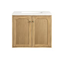 Light Natural Oak / White Zeus - 3 Faucet Holes