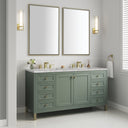 Smokey Celadon / Victorian Silver - 3 Faucet Holes