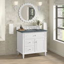 Bright White / Parisien Bleu - 3 Faucet Holes