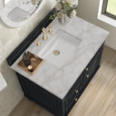 Black Onyx / Victorian Silver - 3 Faucet Holes