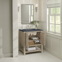 Whitewashed Oak / Charcoal Soapstone - 3 Faucet Holes