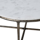 Renwil Pearse Indoor Cast Aluminum Coffee Table - Antique Brass