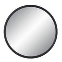 Renwil Namur 36" Tall Round Mirror - Matte Black