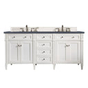 Bright White / Charcoal Soapstone - 3 Faucet Holes