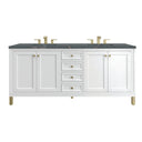 Glossy White / Parisien Bleu - 3 Faucet Holes