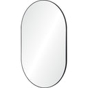 Renwil Webster 40" Tall Oval Wall Mirror - Black